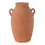 Vase jarre en terre cuite moke 58cm cuivre