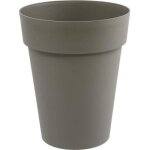Vase mi - haut rond � 44 cm - eda - toscane - 50 l - � 44 x h. 53 cm - taupe
