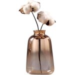 Vase nordique en verre galvanis� cristal - haopyou - 9 x 14 cm - objets d�coratifs - scandinave - moderne ...