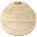 Vase rond en bois de bancoulier - rond - naturel - 1930 cm - 1560 cm - 105 kg