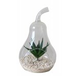 Vase suspendu moyen en verre transparent - glassbox