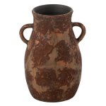 Vase en terre cuite amphore 30cm marron