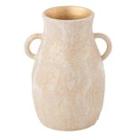 Vase en terre cuite amphore 30cm rose