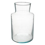 Vase en verre recycl� - atmosphera - heby - h 255 cm - transparent - design contemporain