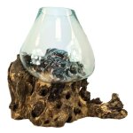 Vase en verre soufflé - artisanat - taille xl - racine de gamal - verre recyclé - design contemporain ... Vase en verre soufflé - artisanat - taille xl - racine de gamal - verre recyclé - design contemporain ...