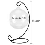 Vase en verre suspendu vase en verre de jardini�res en forme de boule pour int�rieur pour ext�rieur