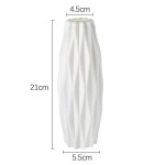 Vasemaison fleur vase décoration maison en plastique vase moderne créatif blanc imitation céramique pot ... Vasemaison fleur vase décoration maison en plastique vase moderne créatif blanc imitation céramique pot ...