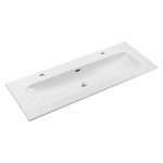 Vasque � encastrer en c�ramique - l 120 x p 46 cm - fly - 86186 - vasques