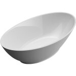 Vasque � poser mai & mai blanc ovale en r�sine de synth�se col807