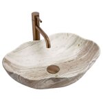 Vasque � poser pearn saturn lavabo beige 505x38x135cm