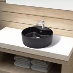 Vasque - cramique - rond - blanc - intrieur - design moderne