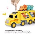 Vehicules de chantier camion chantier tracteur enfant avec lumires sons enfant 3 4 5 6 ans cadeau de ...
