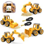 Vhicules de construction dmonter et assemblage - zgeer - jeu de construction - blanc - enfant - garon ...