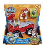 Pat patrouille dino : marcus et son 4 x 4 tout terrain de pompier + un dinosaure mystere - vehicule deluxe ...