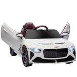 Voiture �lectrique pour enfant - homcom - bentley bacalar - 2 moteurs 12v 25w - t�l�commande 24g - mp3 ...