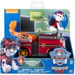 Pat patrouille : marcus et son camion pompier rouge - vehicule mission - figurine chien - paw patrol