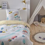 Parure de lit enfant circuit voiture 140x200cm