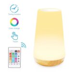 Veilleuse enfant?veilleuse bb veilleuse led?lampe de chevet avec fonction mmoire et fonction de variation ...