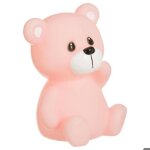 Veilleuse enfant ourson h14cm - atmosphera createur dinterieur - rose