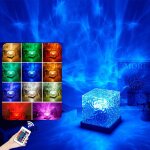 Veilleuse galaxy - veilleuse � effet vague - projecteur starlight - 16 couleurs - avec t�l�commande - ...