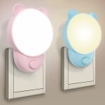 Veilleuse - prise �lectrique - 15 w led - 2 modes de lumi�re - couleur rose