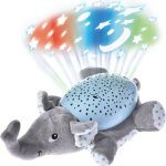 Veilleuse projecteur musicale et lumineuse peluche veilleuse jouet projecteurs toiles  pile lphant ...