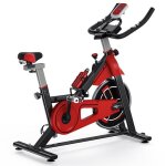 Vlo dappartement vlo d?exercice avec dossier roue d?inertie 6kg charge max 120 ecran d?affichage lcd ...