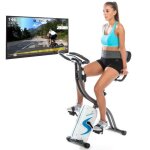 V�lo appartement pliable avec dossier skandika foldaway x - 2000 - 24 niveaux de resistance max 130kg ...