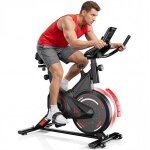 V�lo dappartement 5 niveux r�glables si�ge & accoudoir 6 kg volant dinertie v�lo d?exercice silence charge ...