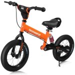 Vlo draisienne pour enfants orange rennmeister sans pdale suspension max 50kg freins tambour rembourrage ...
