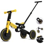 Vélo draisienne tricycle enfant 5 en 1 - jaune - putter - 1. 5 - 5 ans - 20 kg - extérieur Vélo draisienne tricycle enfant 5 en 1 - jaune - putter - 1. 5 - 5 ans - 20 kg - extérieur
