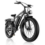V�lo �lectrique 1000w f26 26 fat bike - shimano 7 vitesses - autonomie 50km - 48v 15ah batterie amovible ...