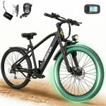 V�lo �lectrique 26 moteur 250w batterie 13ah 36v autonomie 30 - 50 km freins � disque aairsk gt 300 shimano ...