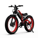 Velo electrique adulte duotts n26 noir autonomie 120km pneus 26 pouces tout terrain avec tout suspendu ...