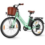 V�lo �lectrique ancheer moteur 250w batterie 36v10. 2ah autonomie 40 km capteur de vitesse 25km / h pneu ...