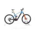 V�lo �lectrique - cube stereo hybrid 140 hpc actionteam - bleu - vtt �lectrique tout suspendu - bosch ...