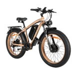 V�lo �lectrique double moteur 1000w x2 batterie 48v20ah 45km / h autonomie 65km shimano 21 vitesses fat ...