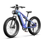 V�lo �lectrique duotts e26 - moteur 750w batterie 48v 20ah pneus larges de 26 pouces freins � disque ...