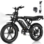 V�lo �lectrique evercross tech vtt vea adulteautonomie 80 km3 vitessesbatterie 48v amovible250wek20 noir ...