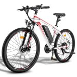 V�lo �lectrique fafrees 26 hailong one 21 vitesses shimano blanc