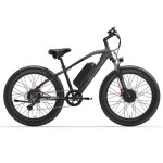 V�lo �lectrique lankeleisi mg740 plus double moteur 48 v 175 ah gris