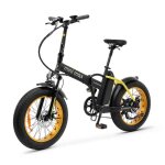 Vlo lectrique pliable argento minimax jaune moteur bafang 36v / 250w / 60nm batt 36v 10. 4ah drailleur ...