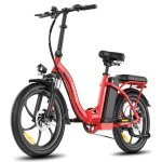 V�lo �lectrique pliable fafrees f20 + rouge - moteur 250w (450w cr�te) - batterie 20ah - autonomie 100km ...
