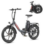 V�lo �lectrique pliant 20 pouces ? moteur 250w batterie 20ah (960 wh) jusqu?� 120 km d?autonomie 7 vitesses ...