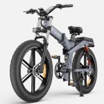 Vlo lectrique pliant engwe x26 moteur 1000w options de batterie 292 ah pneus 26 * 4gris.