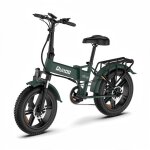 V�lo �lectrique pliant ruitoo e20pro batterie 48v 13ah autonomie assist�e 80 km vert