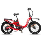 V�lo �lectrique de randonn�e fafrees f20 x - max batterie samsung 48 v 30 ah triple suspension rouge