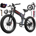 V�lo �lectrique tout suspendu dukawey bst - 6moteurs 2000 w vitesse maximale de 50 km / h batterie de ...
