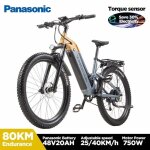 V�lo �lectrique tout terrain 275 pouces 1000 w 48 v batterie panasonic 20 ah vitesse maximale 45 km / ...