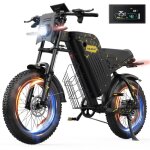 V�lo �lectrique tout - terrain varun - roues 20 x 4 pouces - moteur 250 w - batterie 48 v 208 ah - autonomie ...